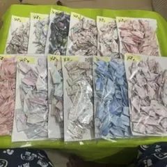 折り鶴　576羽　多色　千代紙など