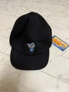 匿名配送　エンジェルブルー　Angel Blue 黒 キャップ　56センチ