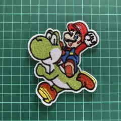 スーパーマリオワッペン刺繍1枚売り　アイロンワッペン