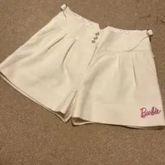 最終値下げ パーリーゲイツ×Barbie ショーパン アイボリー