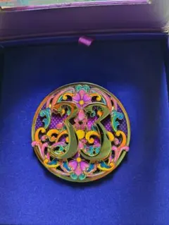 アナハイムディズニー70周年記念Club33ピンバッジ カリフォルニアディズニー 70周年 ピンバッジ ピンズ ミッキー