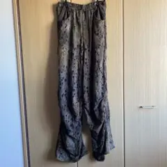 SYUMAN. 25SS sloppy gather trousers