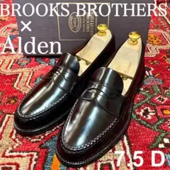 【幻級】極上!BB別注 ALDEN アンラインド コードバン 7.5D 付属完備