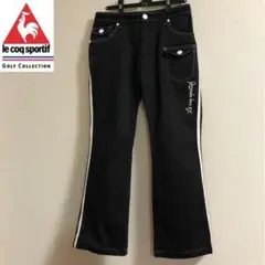 ルコックゴルフ パンツ ブラック レディース サイズ11
