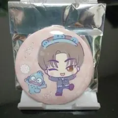 アニメキャラクター 缶バッジ ピンク