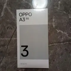 OPPO A3 5G 新品未開封ブラック