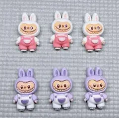 らぶぶ ラブブ デコレーションパーツ 6個セット