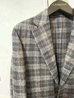 15万 CARUSO チェック テーラードジャケット イタリア ナポリ 最高級