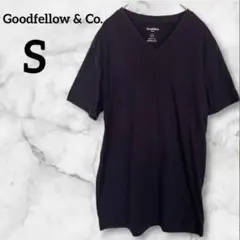 -Goodfellow & Co. 【S 】ブラック Vネック 半袖Tシャツ