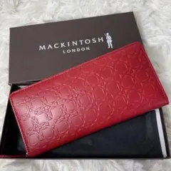 未使用級✨　MACKINTOSH LONDON エンボス長財布 レッド