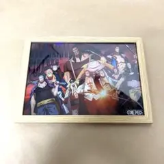 ワンピース ビジュアル フォトフレーム入り A4サイズ 赤髪海賊団 RED