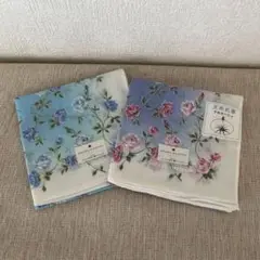 ピエールバルマン花柄ハンカチ大判2枚セット