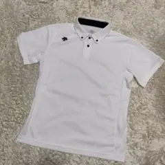 DESCENTE　デサント　Move Sport ポロシャツ　ホワイト　Мサイズ
