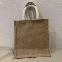 【美品】無印良品　ジュート トートバッグ　麻バッグ