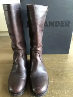 JIL SANDER 乗馬タイプハーフブーツ