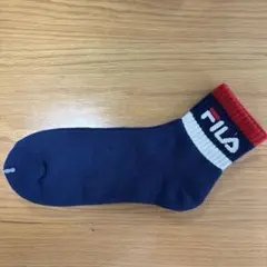 FILA ロゴ入り ネイビー/レッド ソックス