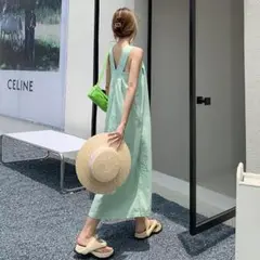 ワンピース レディース ロングワンピース リゾート