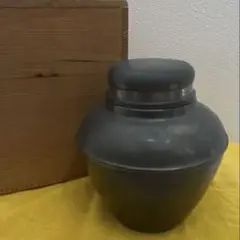中国美術 煎茶 唐物 古錫 茶入 尚天泰造 時代物 古美術(K-YC457) 中国美術 煎茶 唐物 古錫 茶入 尚天泰造 時代物 古美術(K-YC457)