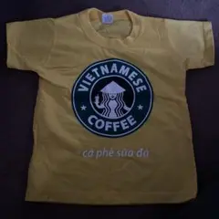 ベトナムコーヒー Tシャツ イエロー