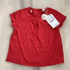 zara baby girl 2/3y 98cm赤Tシャツ未使用タグ付き○ザラ