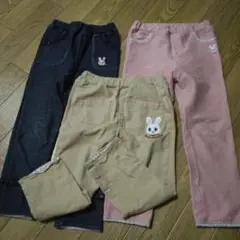 ミキハウス　パンツ　3枚セット　100cm
