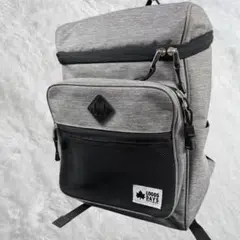 美品✨LOGOS DAYS バックパック グレー×ブラック 大容量 多収納