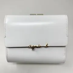 未使用☺︎agnes b. voyage アニエスベー 二つ折り財布 ホワイト