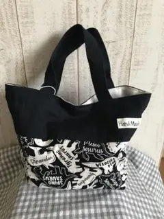 ミニトートバッグ　恐竜　ハンドメイド