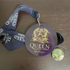 クイーン　ストラップ　缶バッジ　ゴールド席　QUEEN