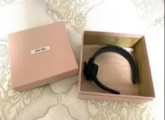 MIU MIU ミュウミュウ ヘアバンド カチューシャ ネイビー