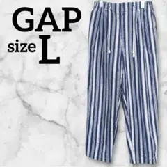 GAP ギャップ【L】パンツストライプ柄 海外古着