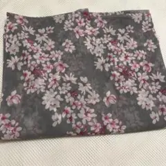 新品　チュール　パワーネット　生地　布地　はぎれ　花柄　フラワー　桜