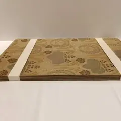 新品、未使用　花柄織物 　帯