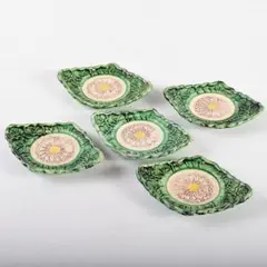 送料無料　江戸時代 源内焼　緑釉葵紋皿　径21cm 送料無料 江戸時代 源内焼 緑釉葵紋皿 径21cm - メルカリ