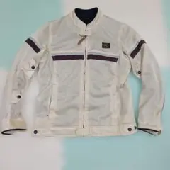 Fun&Function メッシュ ライダースジャケット バイク ベージュ M