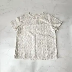 K.T KIYOKO TAKASE フラワー柄 ラッセルレース プルオーバー