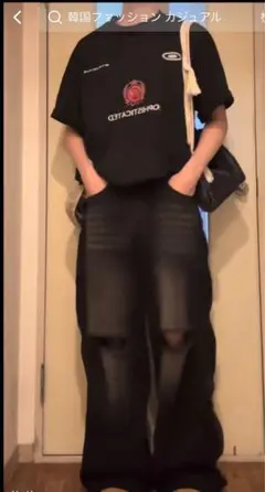 Orunブラックデニム