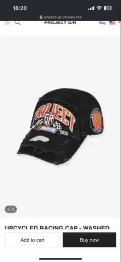 project gr キャップ　cap PROJECT G/R キャップ - NUBIAN