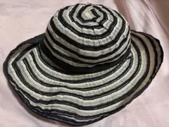 【美品】Leilianレリアン夏帽子　ハット　57cm(57C)