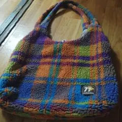 カラフル フリース トートバッグ