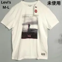 ✩未使用タグ付✩Levi’s DENIZEN 半袖シャツ M 伸縮素材 白