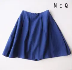 MCQ アレキサンダーマックイーン フレア スカート 38 イタリア製