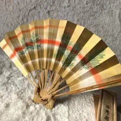十松屋福井 仕舞扇 松 扇 扇子 本金製 観世流