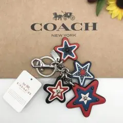 COACH 大人気!! アメリカーナ クラスター スター バッグチャーム 新品