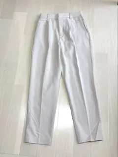 【良品】LEPSIM グレージュ Mサイズ 美脚テーパードパンツ
