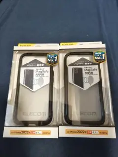 ELECOM TOUGH SLIM iPhoneケース クリア 2セット