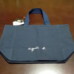 値下げ中!新品! アニエスベーagnes b トートバック ネイビー 大容量