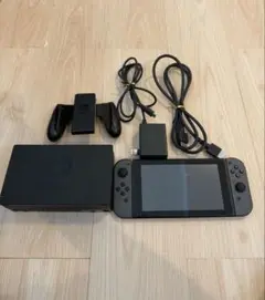 『動作確認済み』Nintendo Switch 本体 グレー 付属品付き