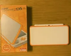 New 2DS LL ホワイト×オレンジ 本体 外箱付き