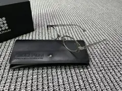 KUBORAUM クボラム H01 オーバルフレーム シルバー サングラス